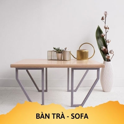 Bàn sofa gỗ plywood