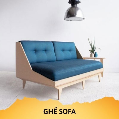 Ghế sofa gỗ plywood