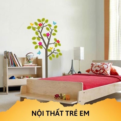 Nội thất trẻ em gỗ plywood